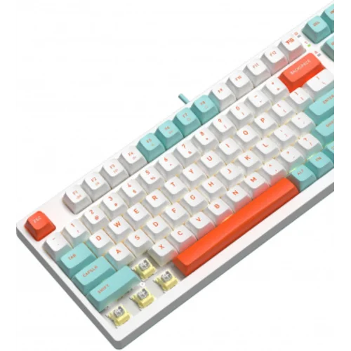 Клавиатура A4Tech Fstyler FS300 механическая белый USB for gamer LED (FS300 PANDA SNORKLENING)